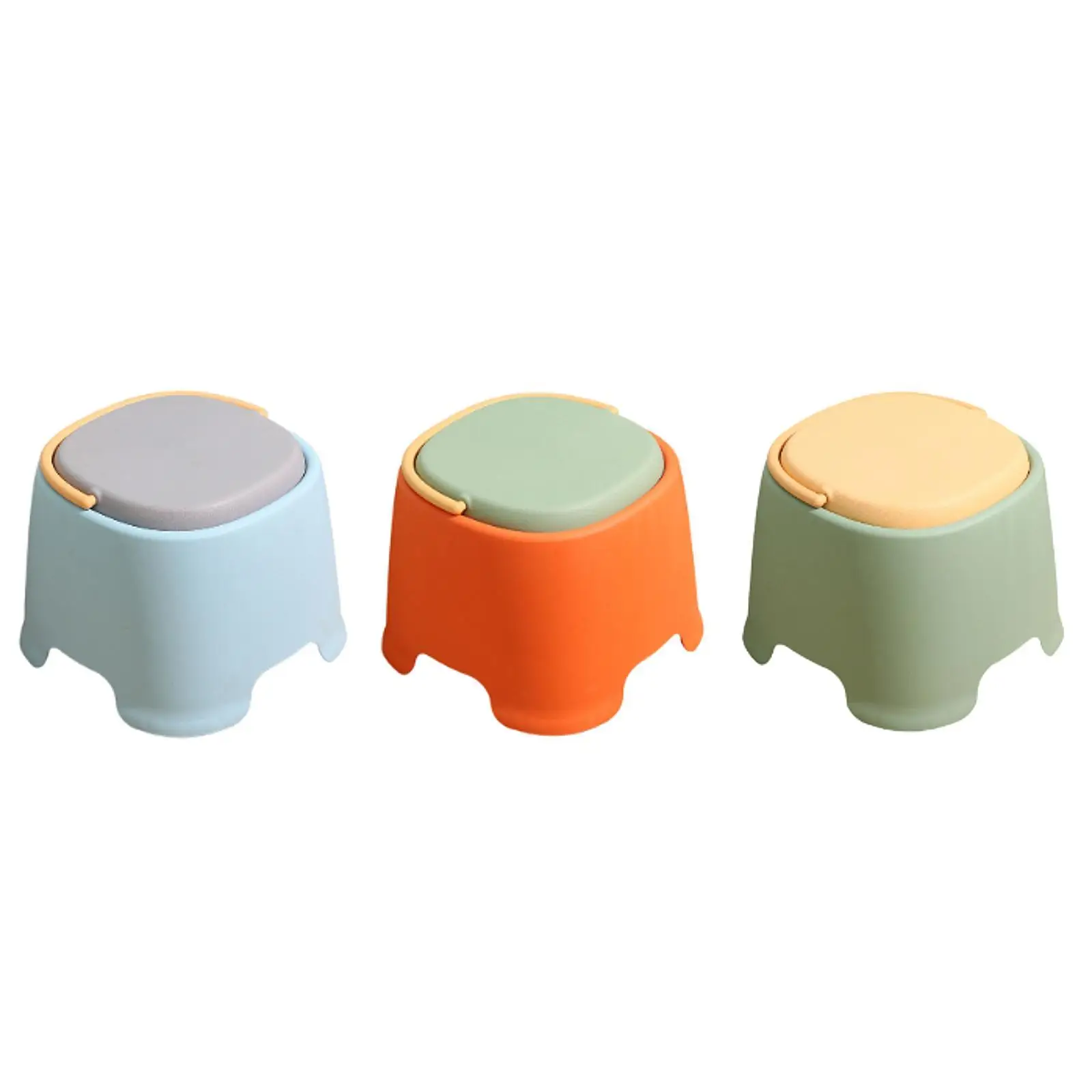 

Small Stool Anti Skid with Handle Toilet Step Stool for Kitchen Home Garage