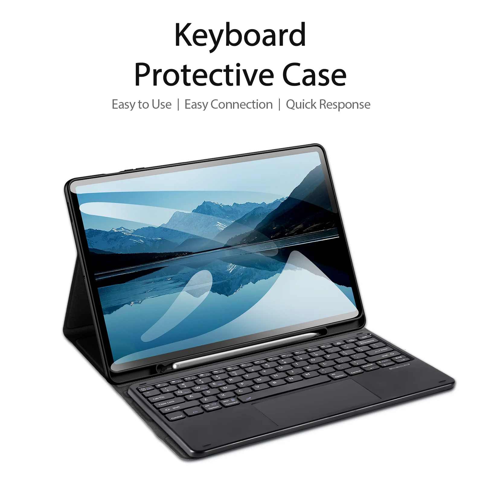 

DUX DUCIS Bluetooth Keyboard Case for Samsung Tab S11 Ultra/S10FE Plus/S6 Lite/S7/S8/S9/A9 Plus, touch Keyboard Protective Cove