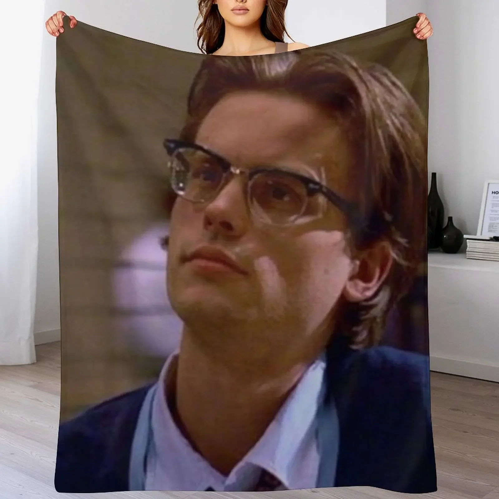 

Spencer Reid Throw Blanket Soft Luxury Thicken Thin Shaggy Blankets