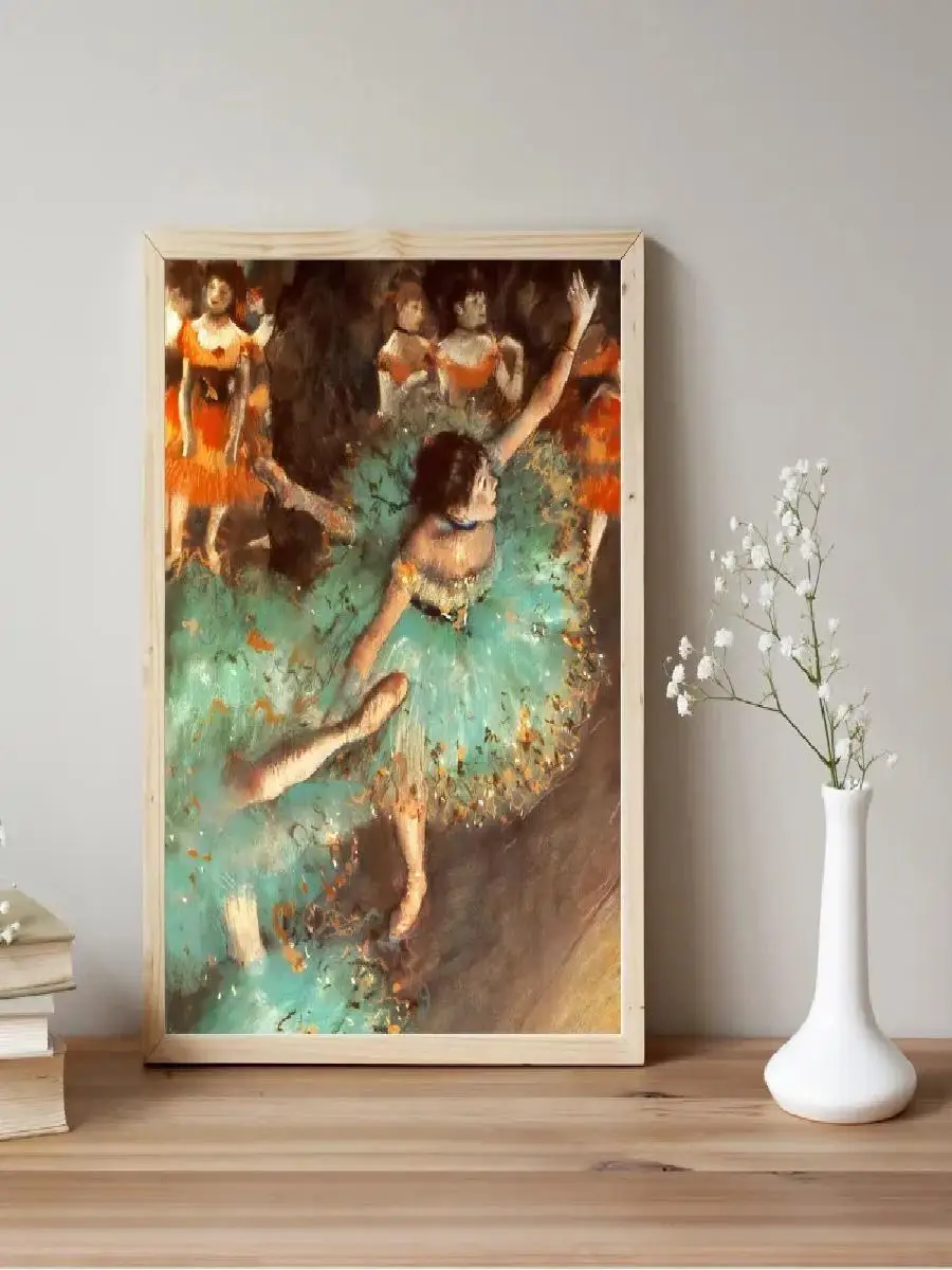 Impresión en Lienzo de la Bailarina Estrellita de Edgar Degas, Retrato Impresionista de Bailarina, Decoración de Pared para el Hogar, Póster Artístico para Habitación