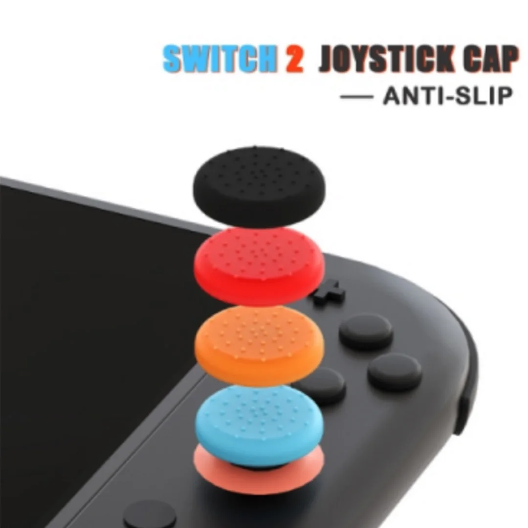 

2025 2 Pieces Cat Paw Silicone Thumb Joystick Caps Protective Covers for Nintendo Switch Joy-Con Controller