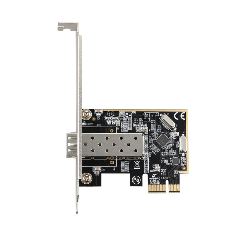 10/100Mbps Gioco Scheda PCIE PCIe 100M Fibra lan Scheda Adattatore di Rete Porta In Fibra SFP PCIE Scheda di Rete Adattatore Splitter Convertitore