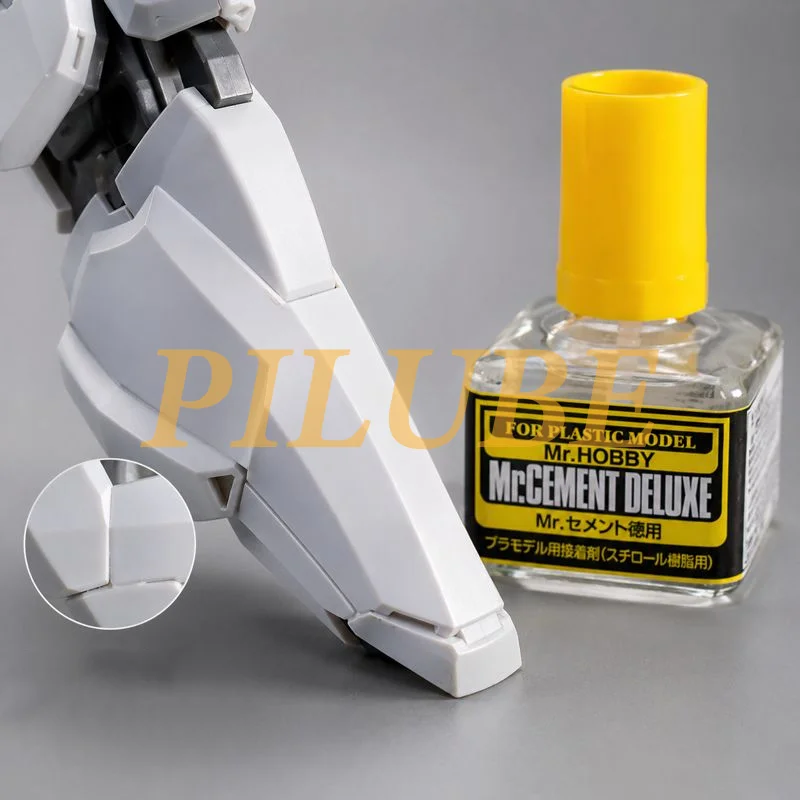 MR.HOBBY MC127 MC129 MC131 MC132 Flüssiger Kunststoffzement Schnelltrocknend Niedrige Viskosität für Modellbausätze 40ML Präzisionsteileverbindung – Detail 6
