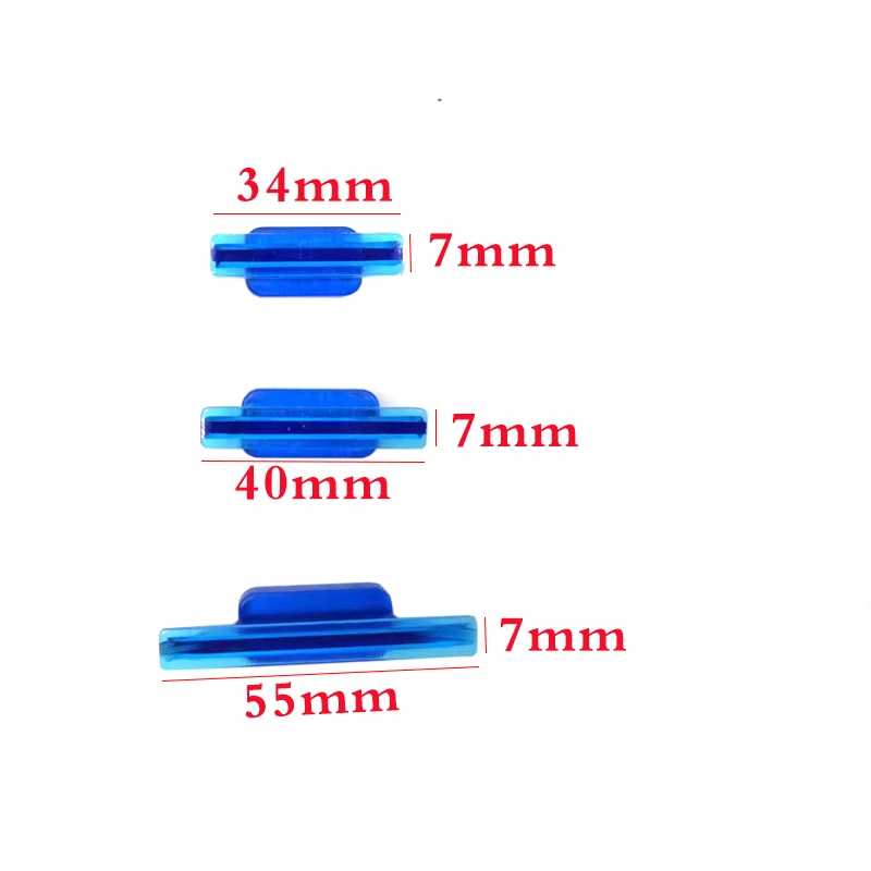 PDR King Tools 6 pcs Blue Straight  Crease Glue Tabs for car dent repair hail dent removal tools paintless dent repair kit