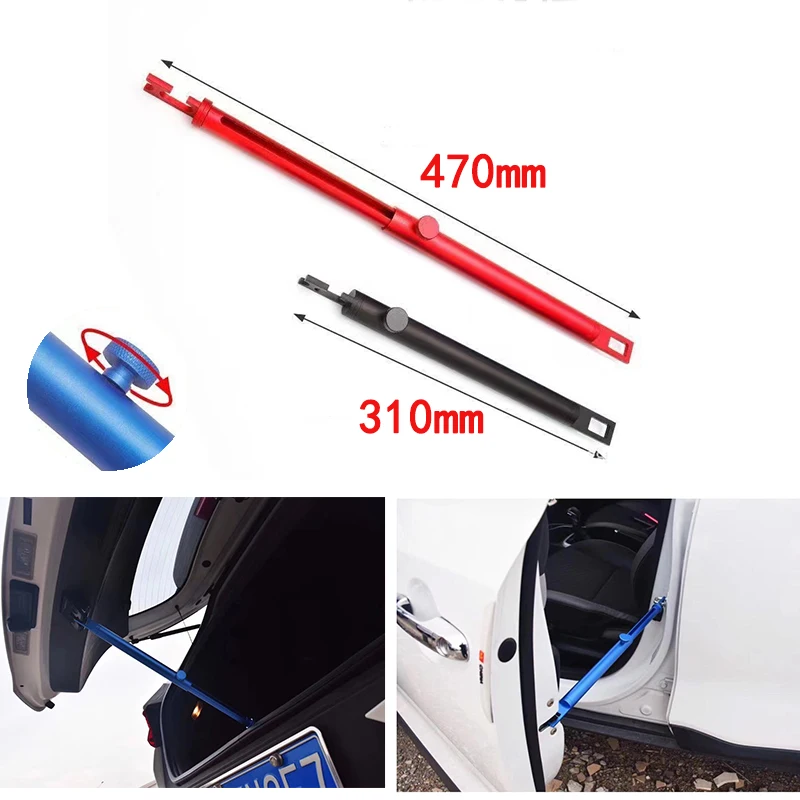 32-48cm Retractable Car Polishing Support Rod Aluminum Fixed Trunk Door Fixing Tool Bracket Car  Lid door fixing  bracket