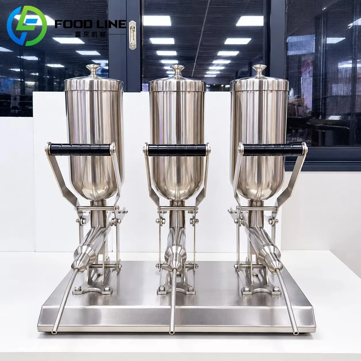 Stainless Steel Manual Donut Jam Filler Commercial Croissant Pastry Cream Filling Machine Churro Filling Machine