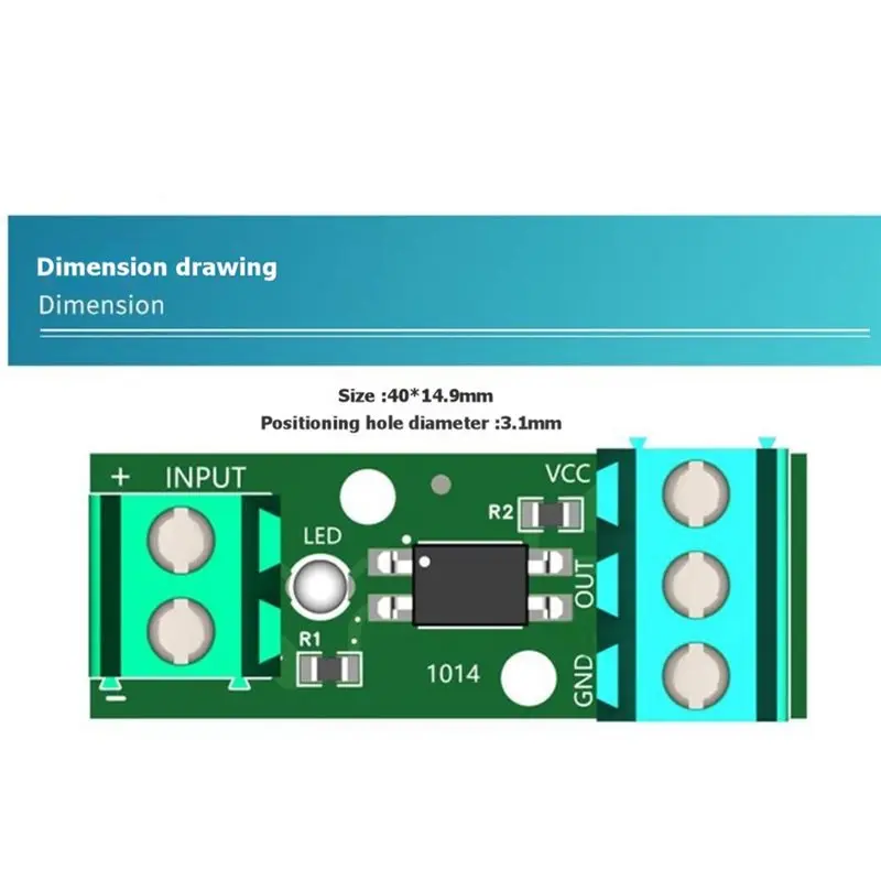 T23C PC817 1 Channel Optocoupler Isolation Module 5Pcs 1 Channel Way Optocoupler Isolation Board PLC Drive Motor Board 12V