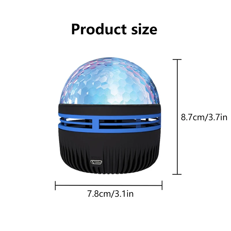 โคมไฟยูเอสบีสำหรับฉายภาพท้องฟ้าเต็มไปด้วยดวงดาวโคมไฟลูกบอลวิเศษสำหรับตกแต่งห้อง