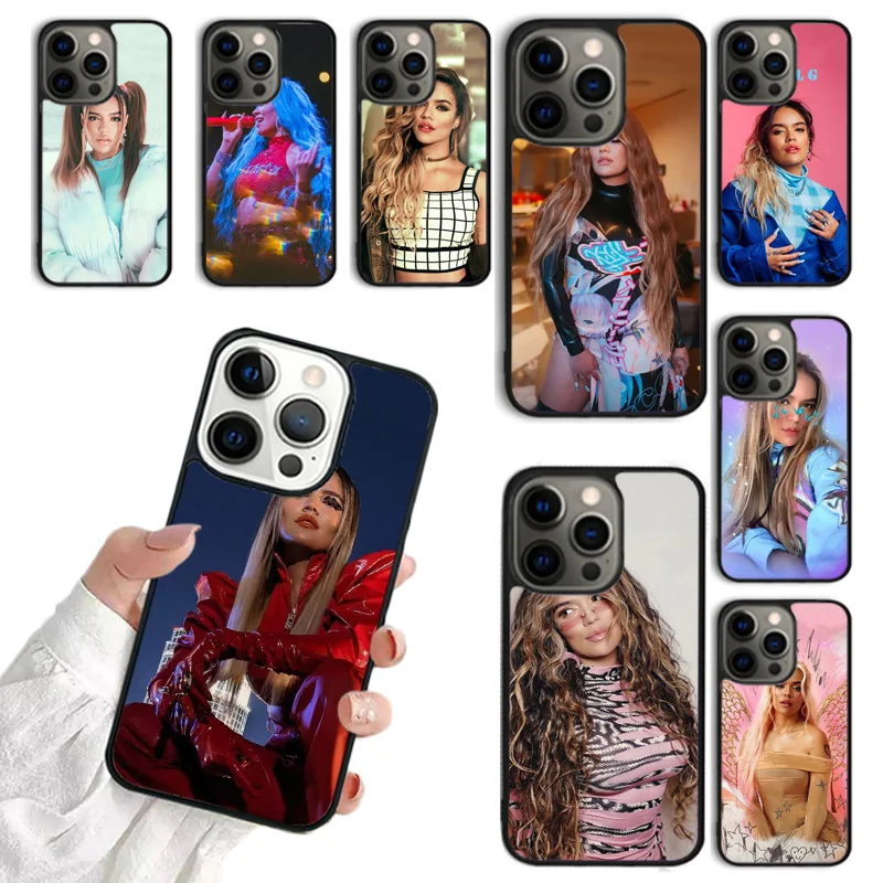 Singer Karol G Mobile Phone Cases Cover For iPhone 16 15 14 12 13 mini 11 Pro MAX apple 6 7 8 Plus SE2020 Coque