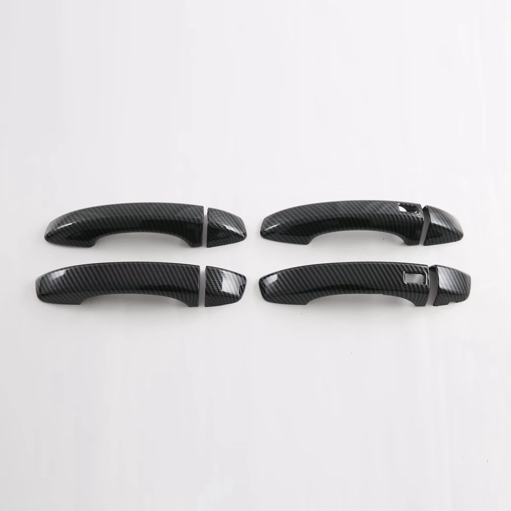 

AASS-Car Exterior Door Handle Cover Trim For MG ZS HS 2024 Accessories Carbon Fiber