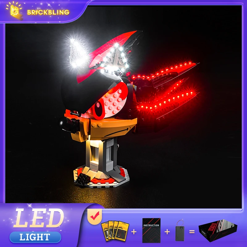 

Набор светодиодных фонарей Brick Bling 77000, подходящий для подарка из строительных блоков Shadow the Hedgehog (включая только осветительные аксессуары)