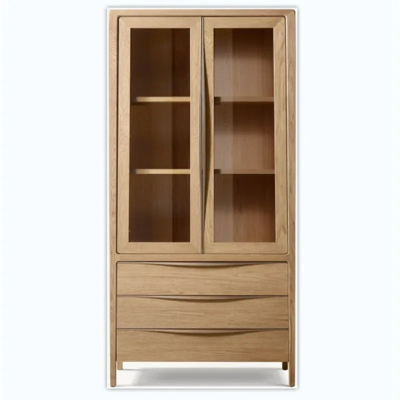 American country villa indoor dining side cabinet locker storage cabinet high-end display cabinet