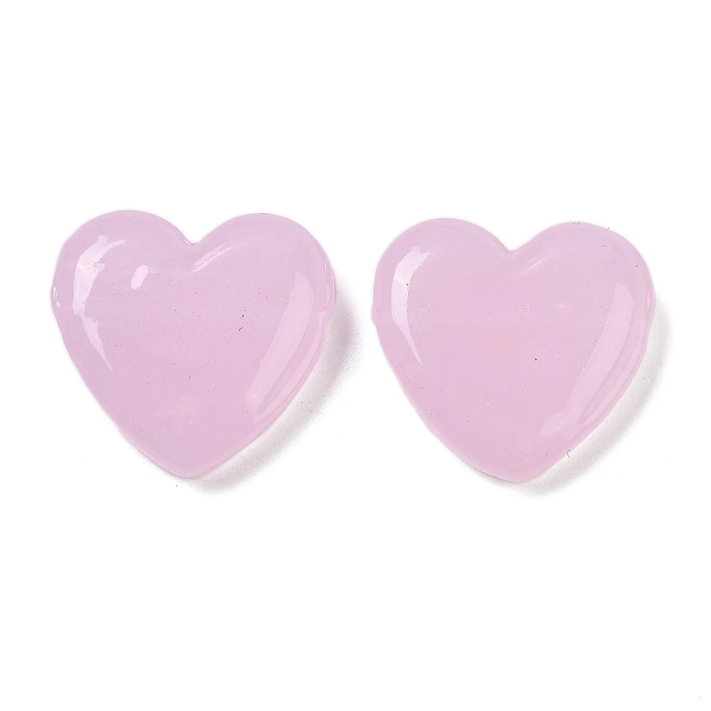 10 Stück handgefertigte mehrfarbige Herz-Glasperlen aus Lampwork-Glas, Valentinstagsgeschenk, 19–20 x 6,5–7 mm für die Herstellung von DIY-Schmuck – Detail 10
