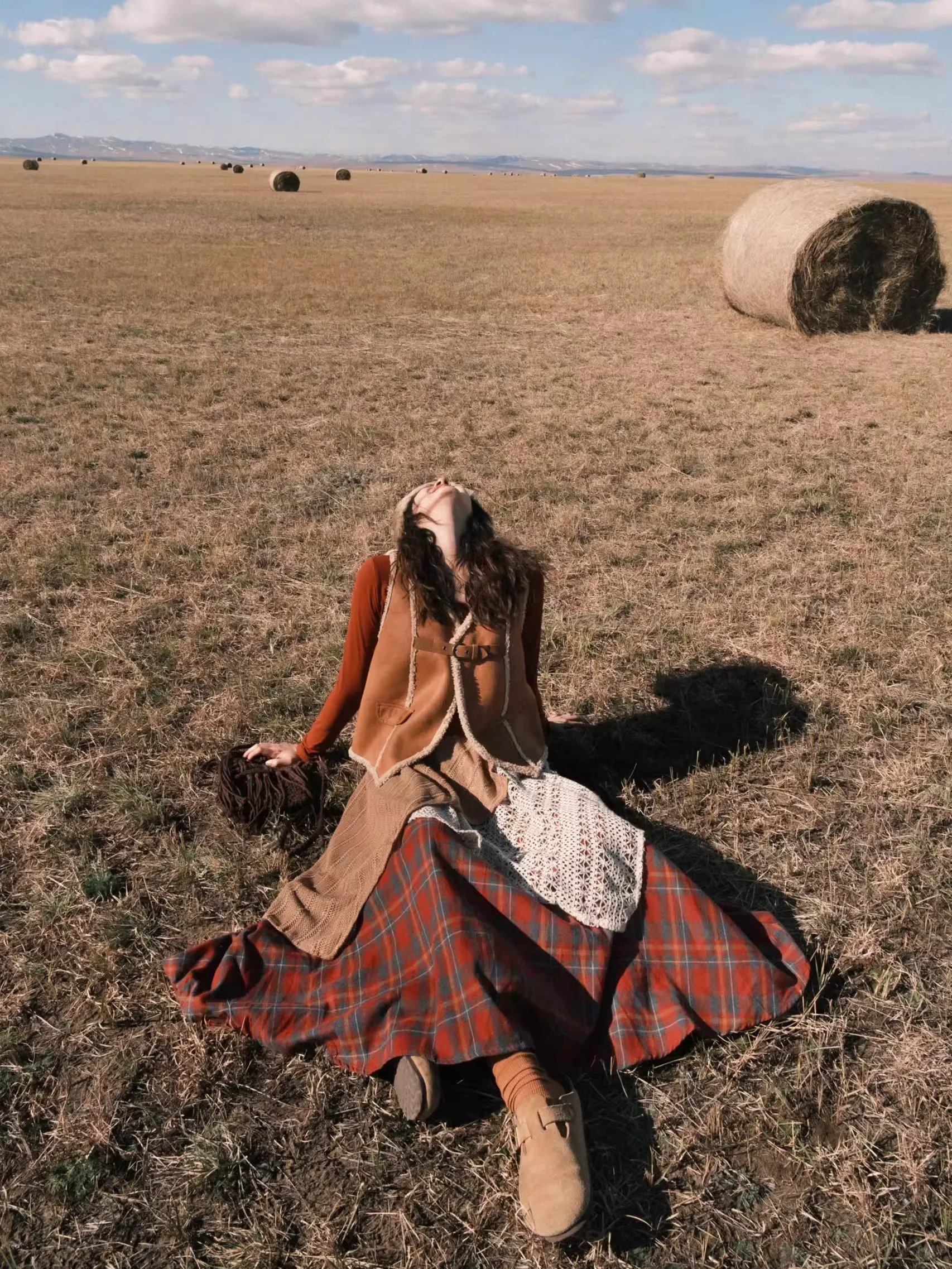 T-shirt e gonna da donna post-alilometro Desert Sle Set Casual Faion Autunno Inverno Gonna longuette a vita alta rotonda Ne