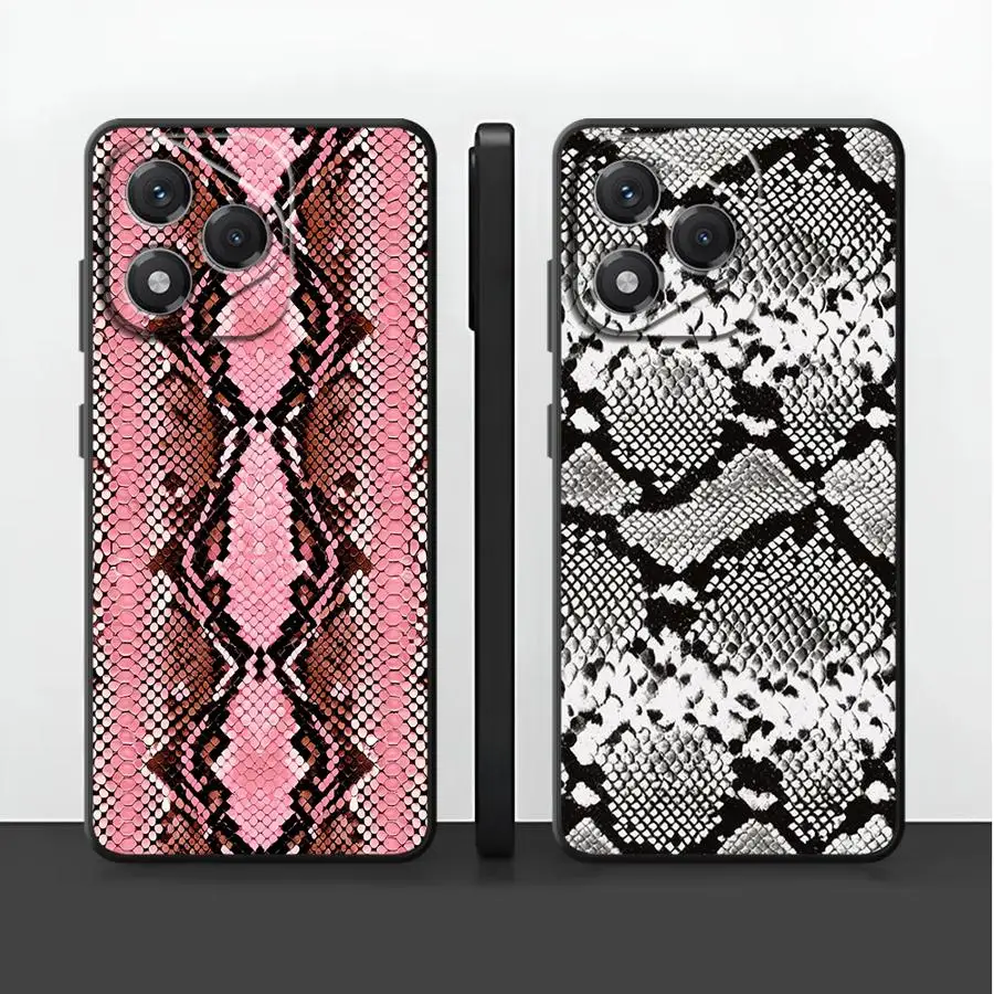 Case for Huawei P Smart 2019 P20 Lite 2018 P20 P40 Lite P30 P20 Pro Funda Phone Cover Serpentine Pattern