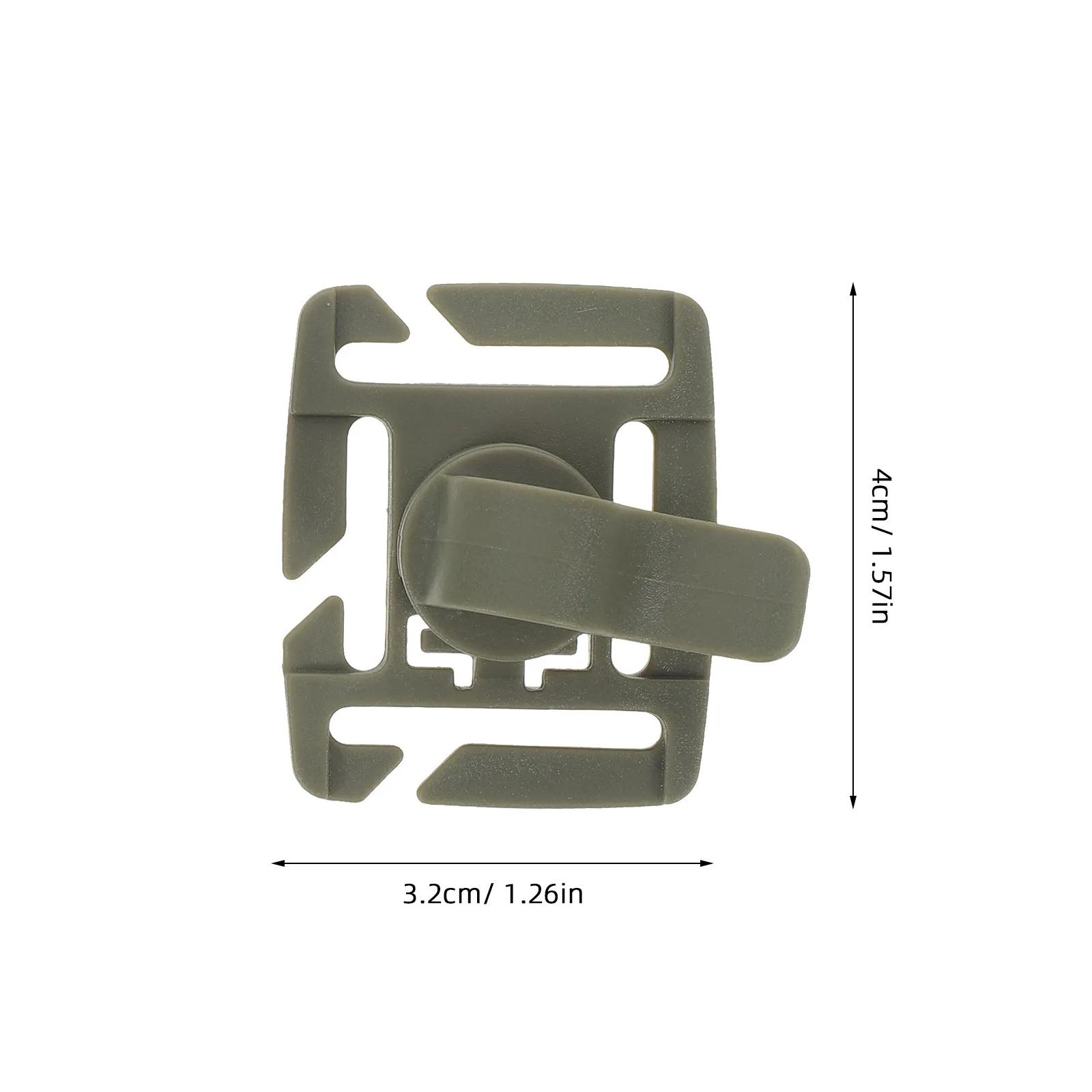 8Pcs Rotatable Hydration Hose Clamp Backpack Tube Clip Secure Drinking Valve Tube Holder for Outdoor Sports Camping Hydration