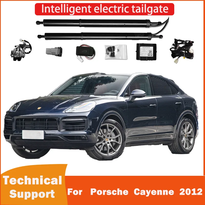 Electric tailgate for Porsche Cayenne 2012   refitted tail box intelligent electric tail gate power operate opening