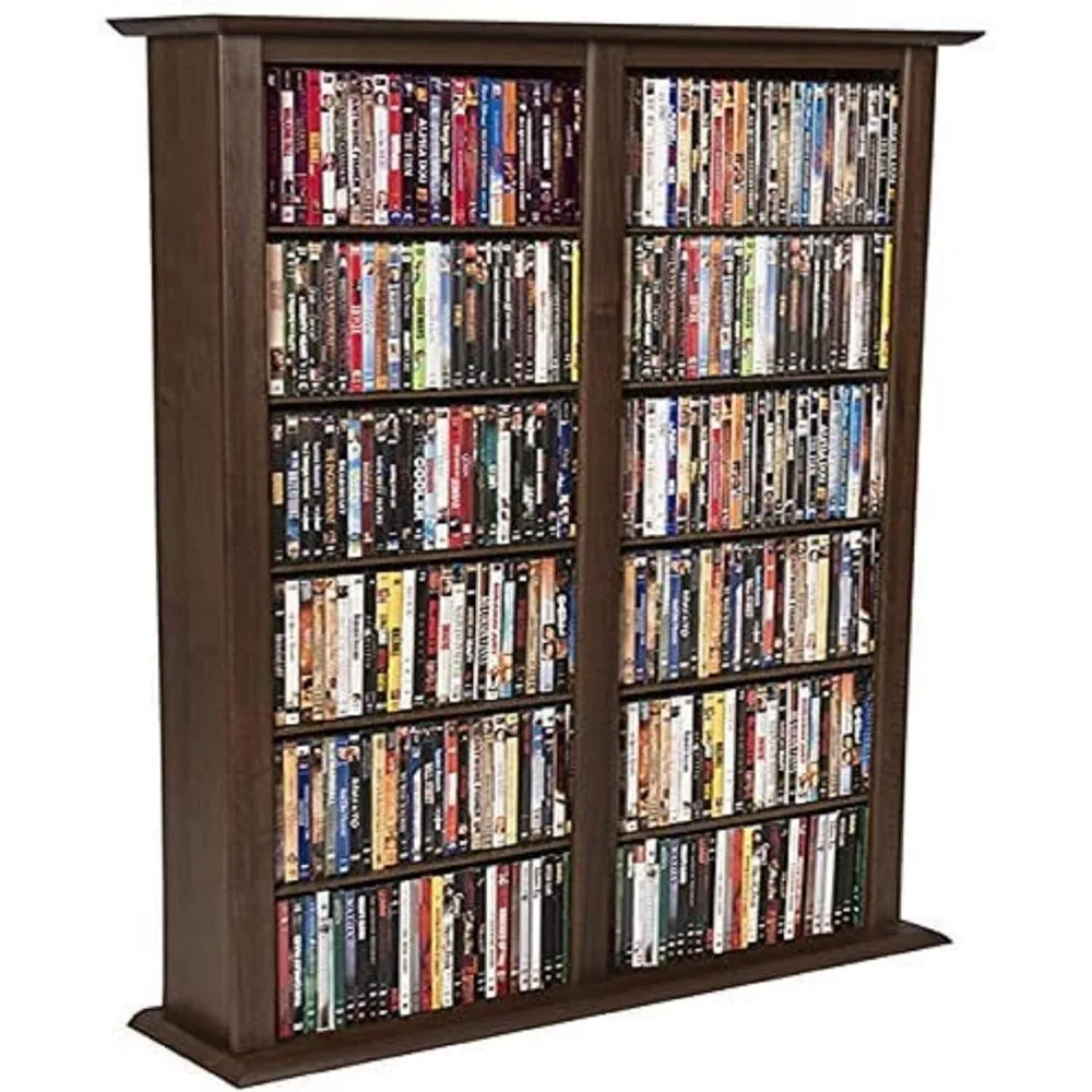 Venture Horizon Media Storage Tower-Regular Doble Negro