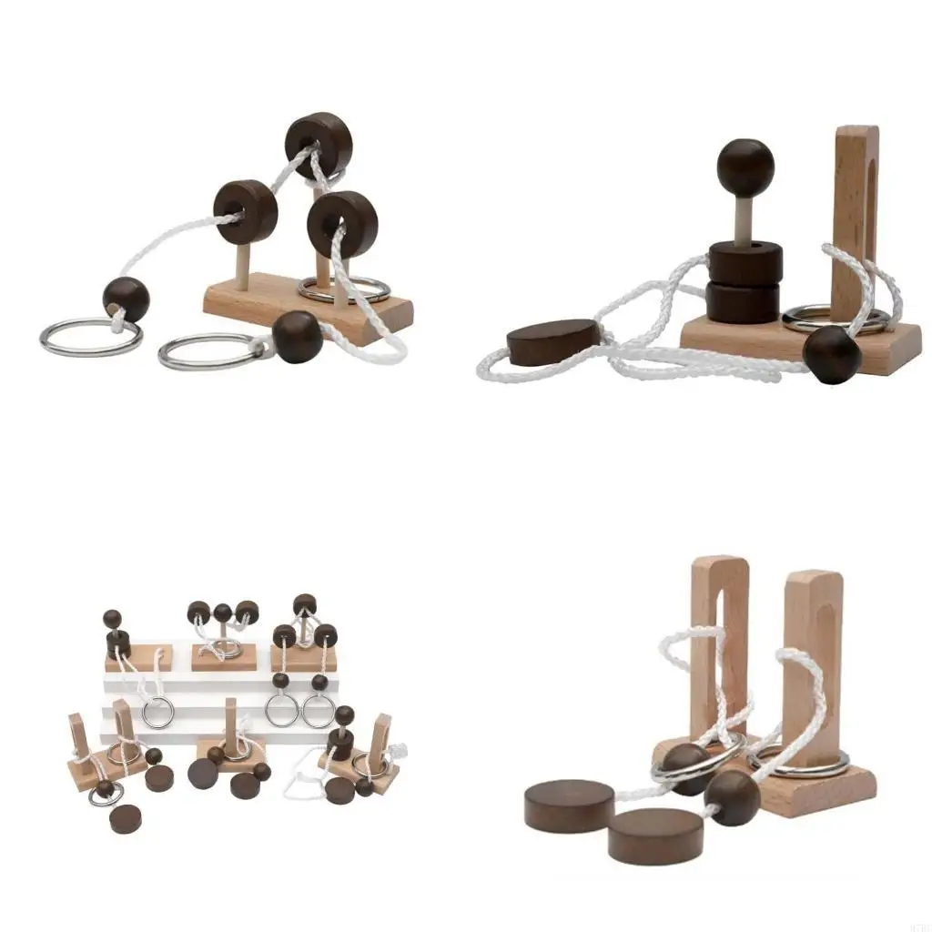 97BC لعبة متاهة ثلاثية الأبعاد حسية مغلقة، لعبة طوبولوجية للحبل، لعبة ممتعة للأطفال