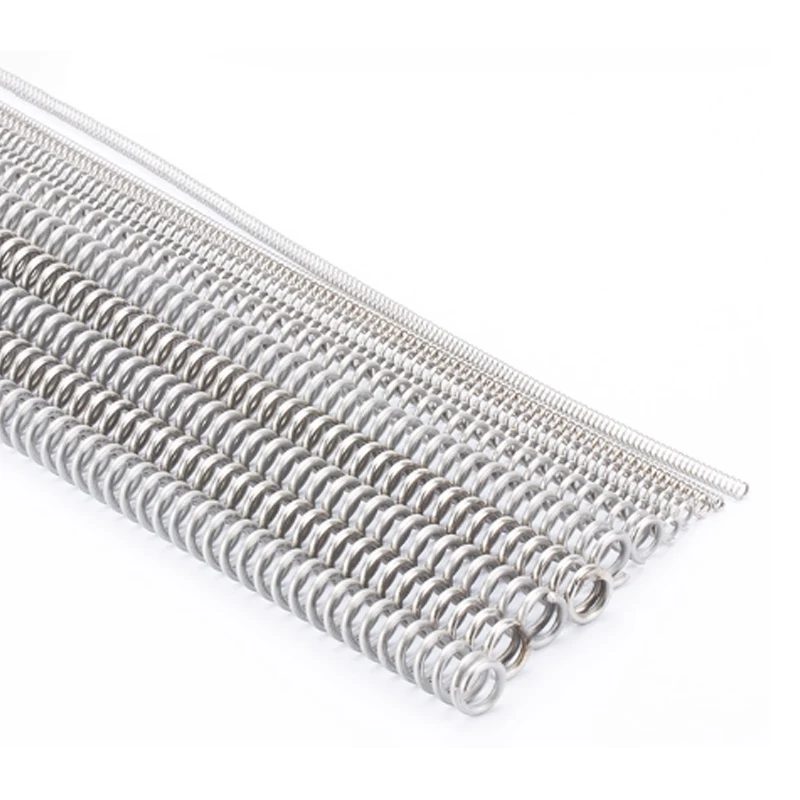 1.2 ملم WD 6-33 ملم OD 304 SS نوابض ضغط 50-500 ملم طول - نوابض إصلاح السيارات المقاومة للصدأ للبيئات القاسية