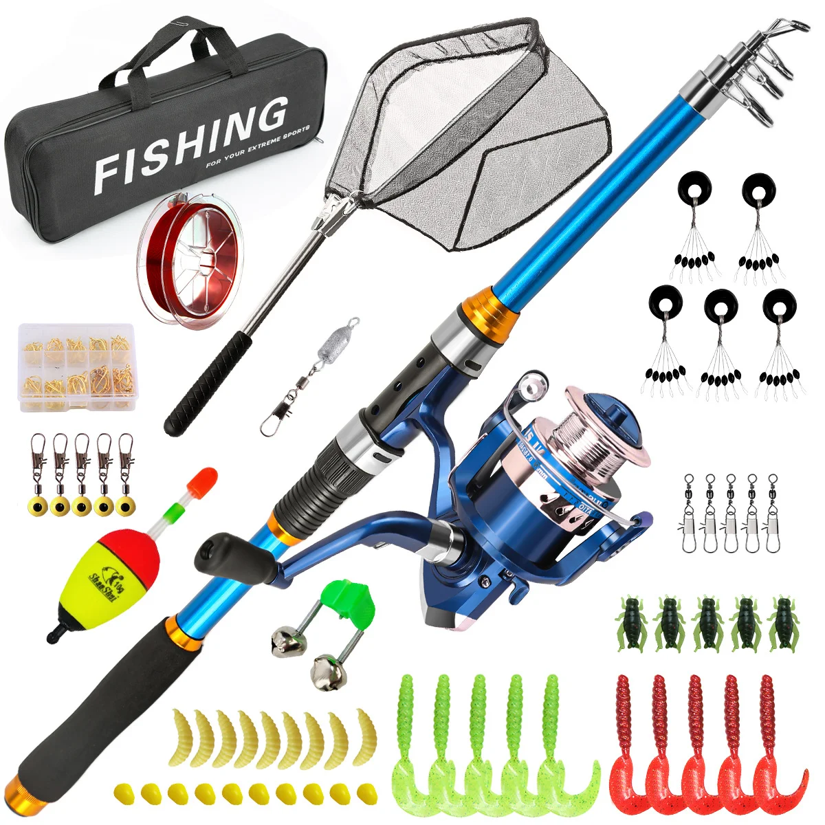 four-color-road-fishing-rod-outdoor-fishing-rod-fiberglass-travel-telescopic-fishing-rod-set