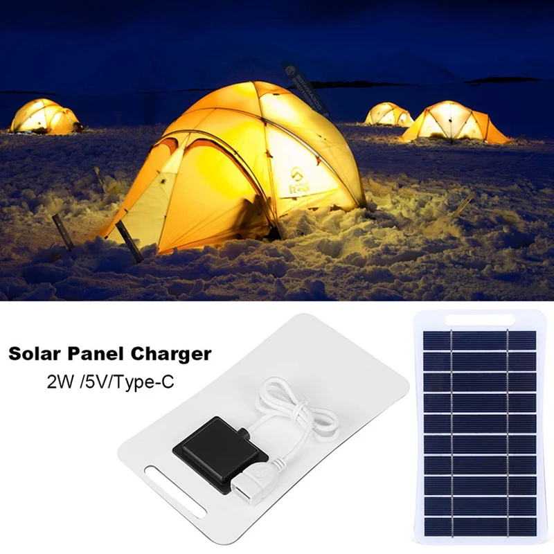 2W 5V Wasserdichtes USB-Solarpanel, Tragbares Outdoor-Ladepanel für Camping und Wandern – Detail 12