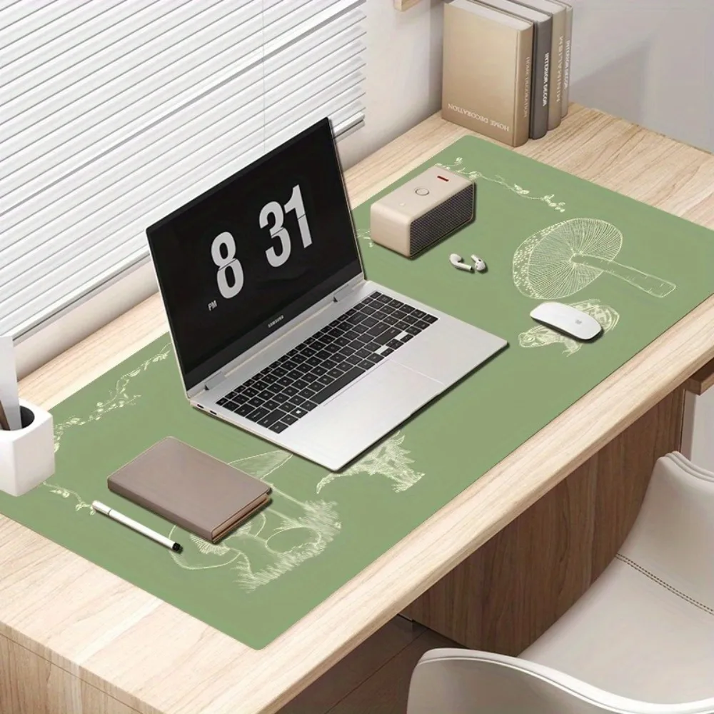 A green pattern mouse pad, perfect for home, office and gaming purposes alfombrillas para escritorio tapis de souris