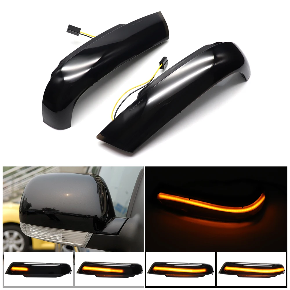 For VW Volkswagen Touareg 7L 2002-2006 Dynamic Turn Signal LED Side Mirror Light Sequential Blinker Indicator Lamps
