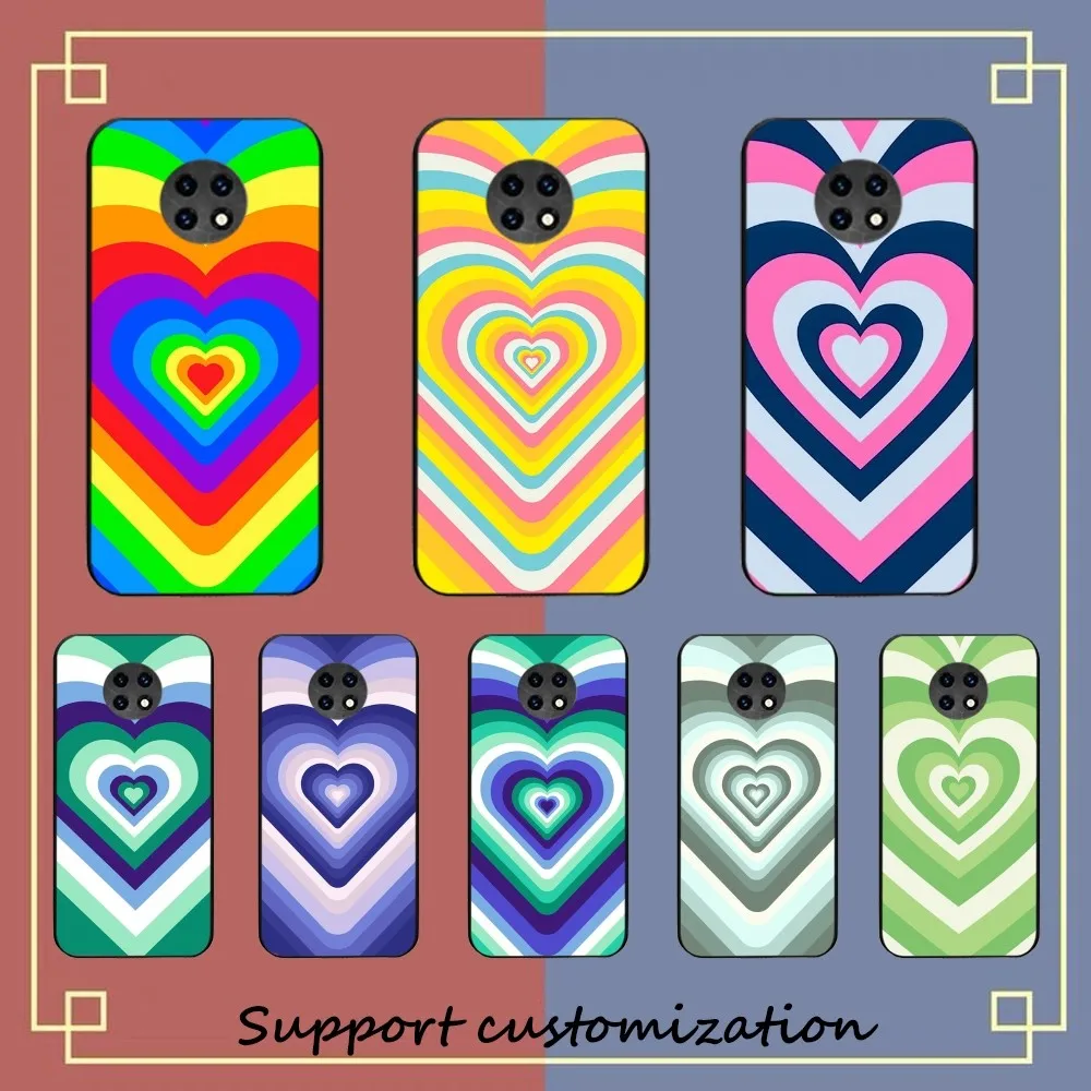 Love Heart Phone Case For Redmi Note 4 X 5 A 6 7 8 T 9 9S 10 11 11S 11Epro Poco M3 Pro