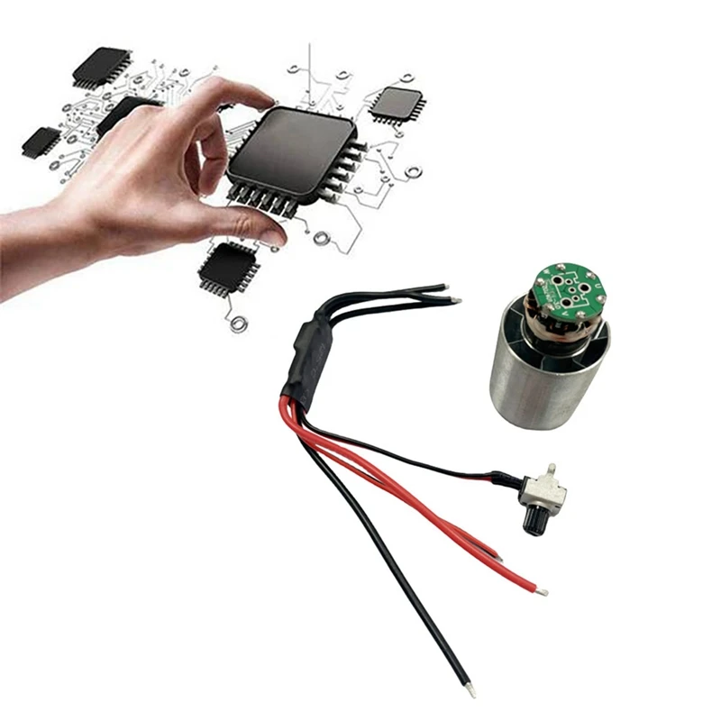 130000 RPM Brushless Motor With ESC Turbo Jet Fan Split Motor For Brushless Blower Violent Fan Motor Kit