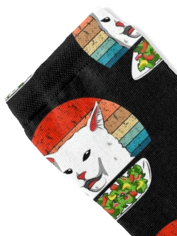 Cat Meme Woman Yelling At Table Dinner Vintage Retro Style Socks japanese fashion custom sports Men Socks Luxury Brand Women's