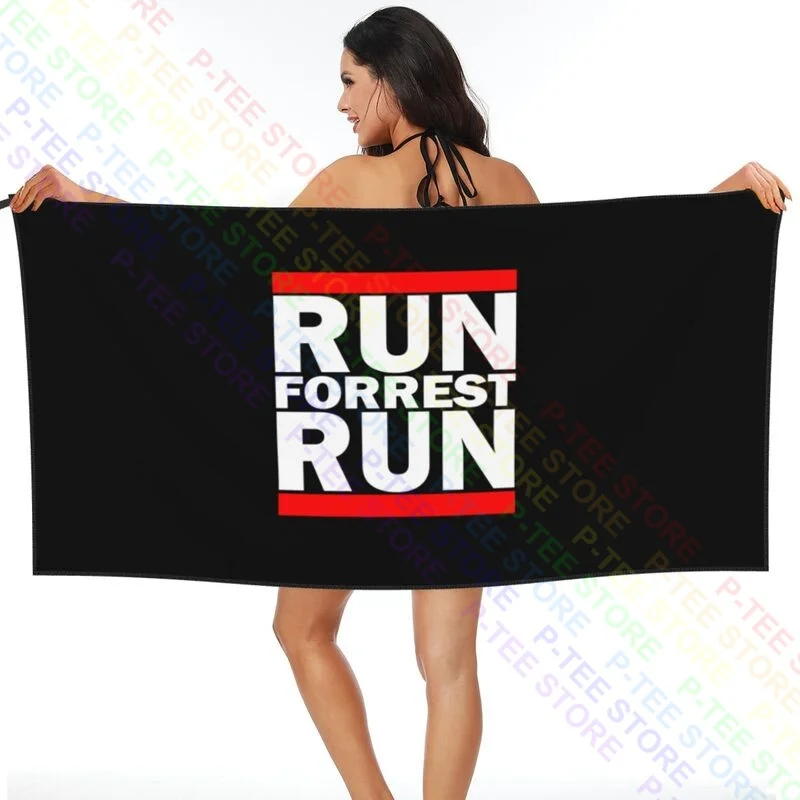 Forrest Gump Run Forrest Run Quick dry Towel Large Bathrobe Sports Towel