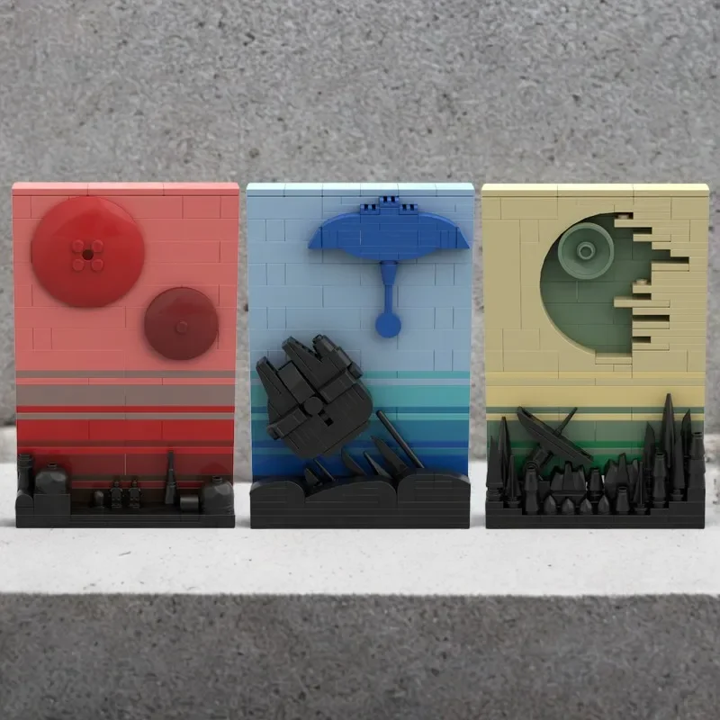 

532 шт. MOC Star боевые сказки оригинальной трилогии DIY строительные кирпичи развивающие строительные игрушки детский подарок