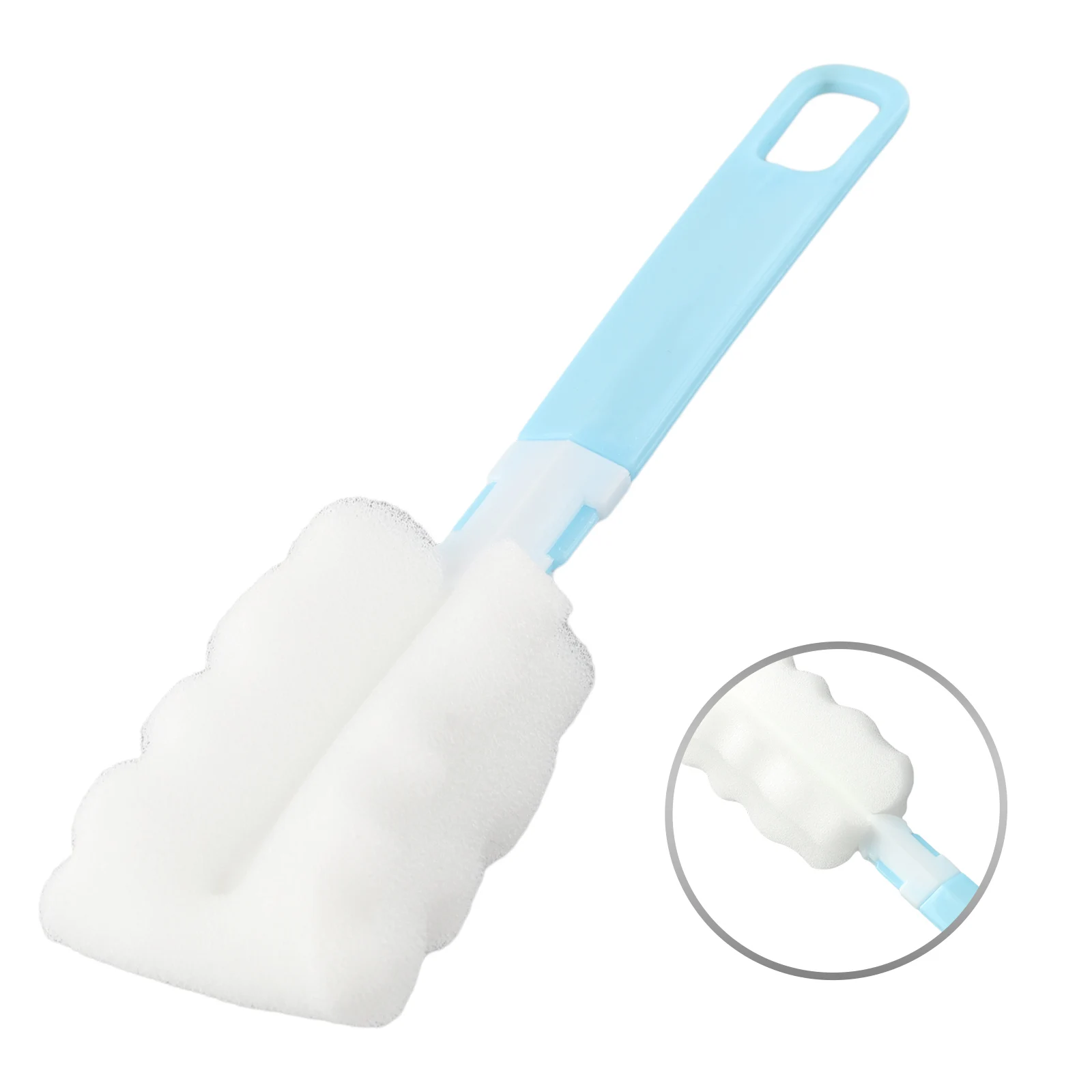 Glass Mug Bottle Brush Independent Packaging Cleaning Detachable Folding Sponge Cup Brush Milk Bottle Brush Cup Brush