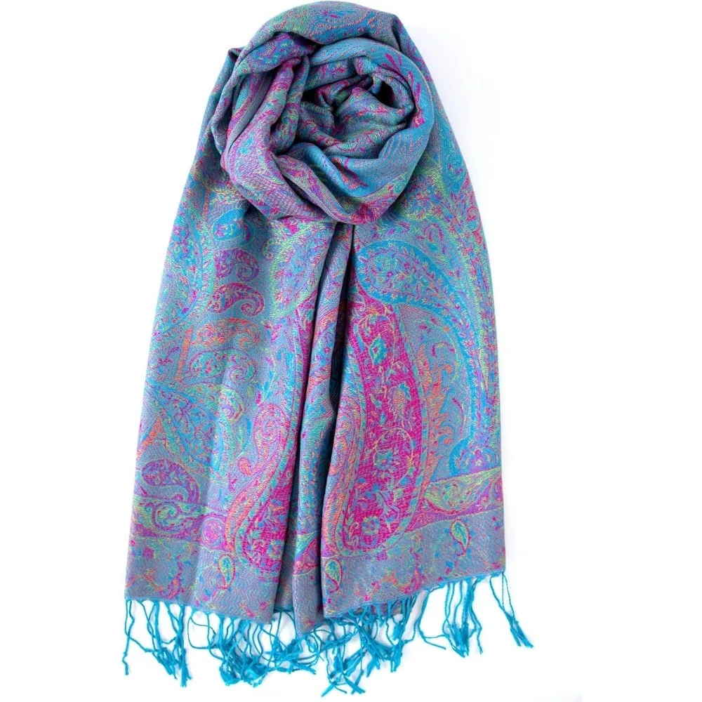 

Reversible Scarf, Shawls and Wraps for Evening Dress, Exotic Indian Scarves for All Season