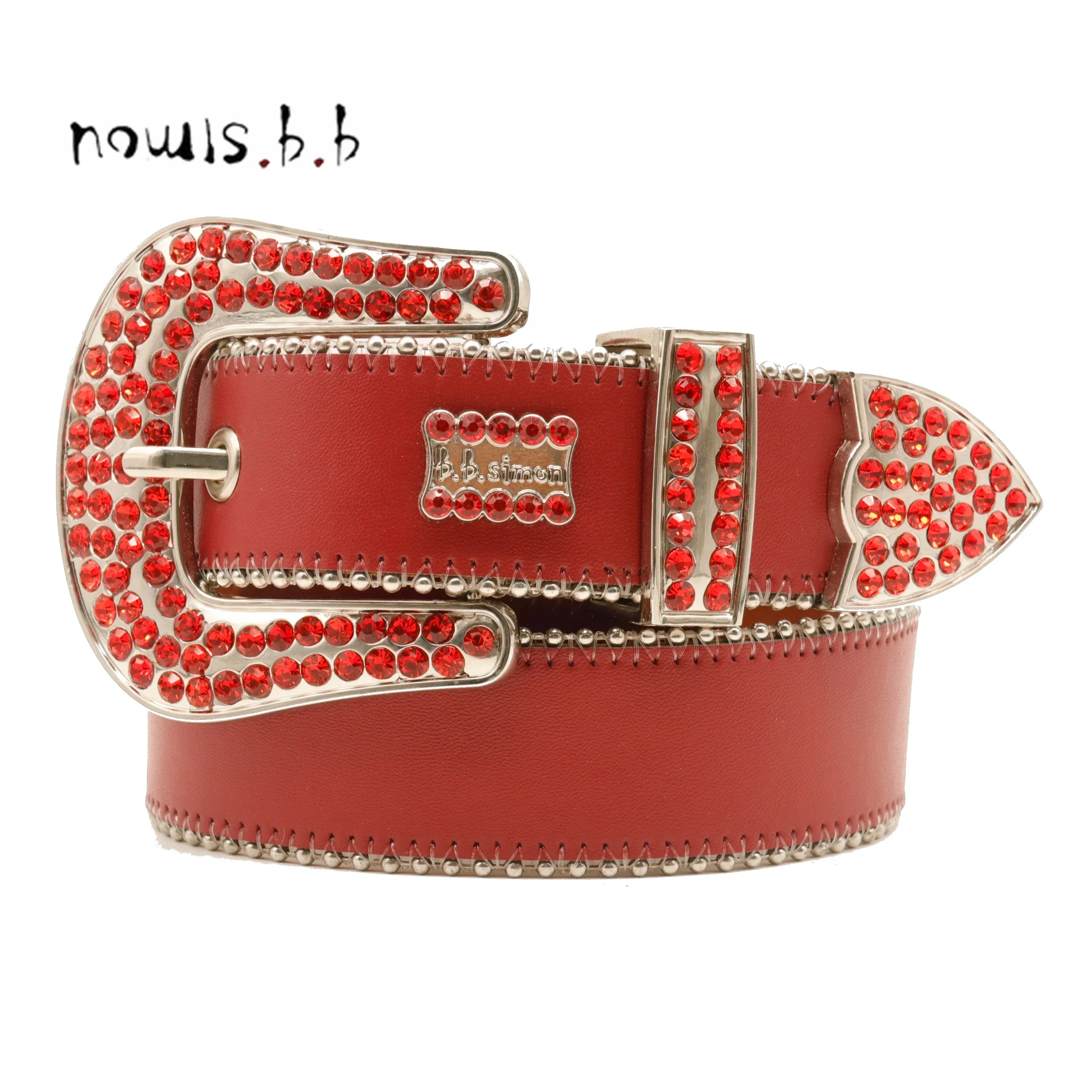 Punk Cross Rhinestones Belt Diamond Bling Men Western Cowgirl Cowboy Luxury Strap Studded Belts Cinturones Para Mujer