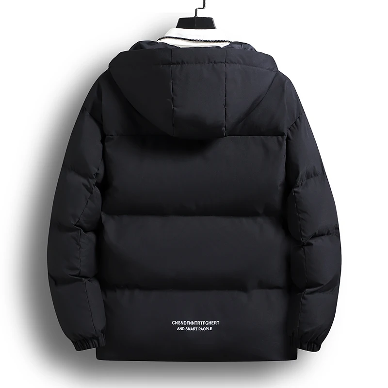 الشتاء مقنعين سترة سترة الرجال القطن وسادات مبطنة للرجال منتصف العمر سميكة معطف دافئ للرجال يندبروف معطف قصير سستة