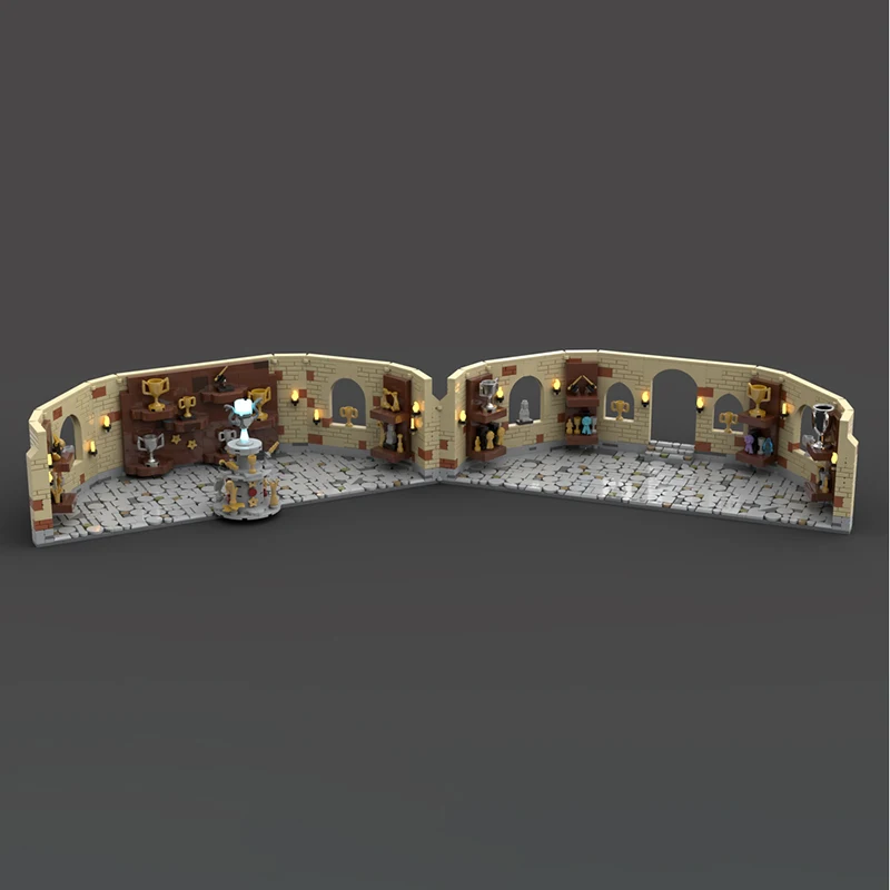 منتج جديد رائع MOC اللبنات السحرية مشهد الفيلم نموذج غرفة الكأس التكنولوجيا وحدات لعبة أطفال لتقوم بها بنفسك مجموعة التجميع #6