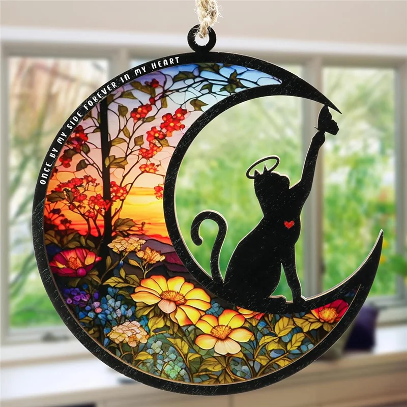 

COFA-Personalized Commemorative Light Catcher, Pet Commemorative Light Catcher, Window Hanging Light Catcher