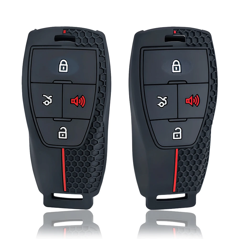 

Силиконовый чехол-накладка для автомобильного ключа Baic Senova Beijing BJ40 BJ80 BJ30 BJ60 BJ90 F40 U7 X7 EX5 EC5 EU5, аксессуары для брелока