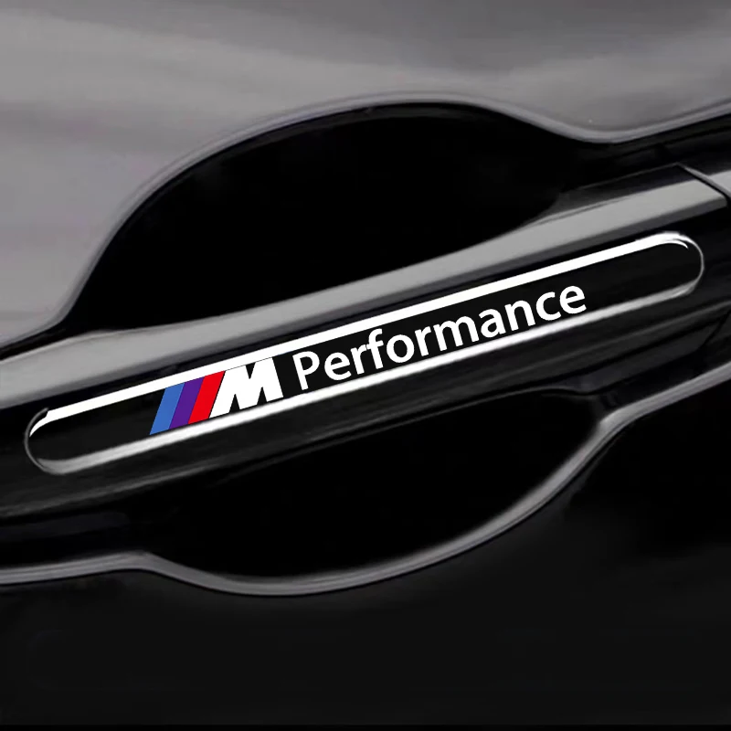 Наклейки на защиту от столкновений на край двери автомобиля для BMW M Performance 320 325 E28 E30 E34 E36 E39 E46 E52 E53 E60