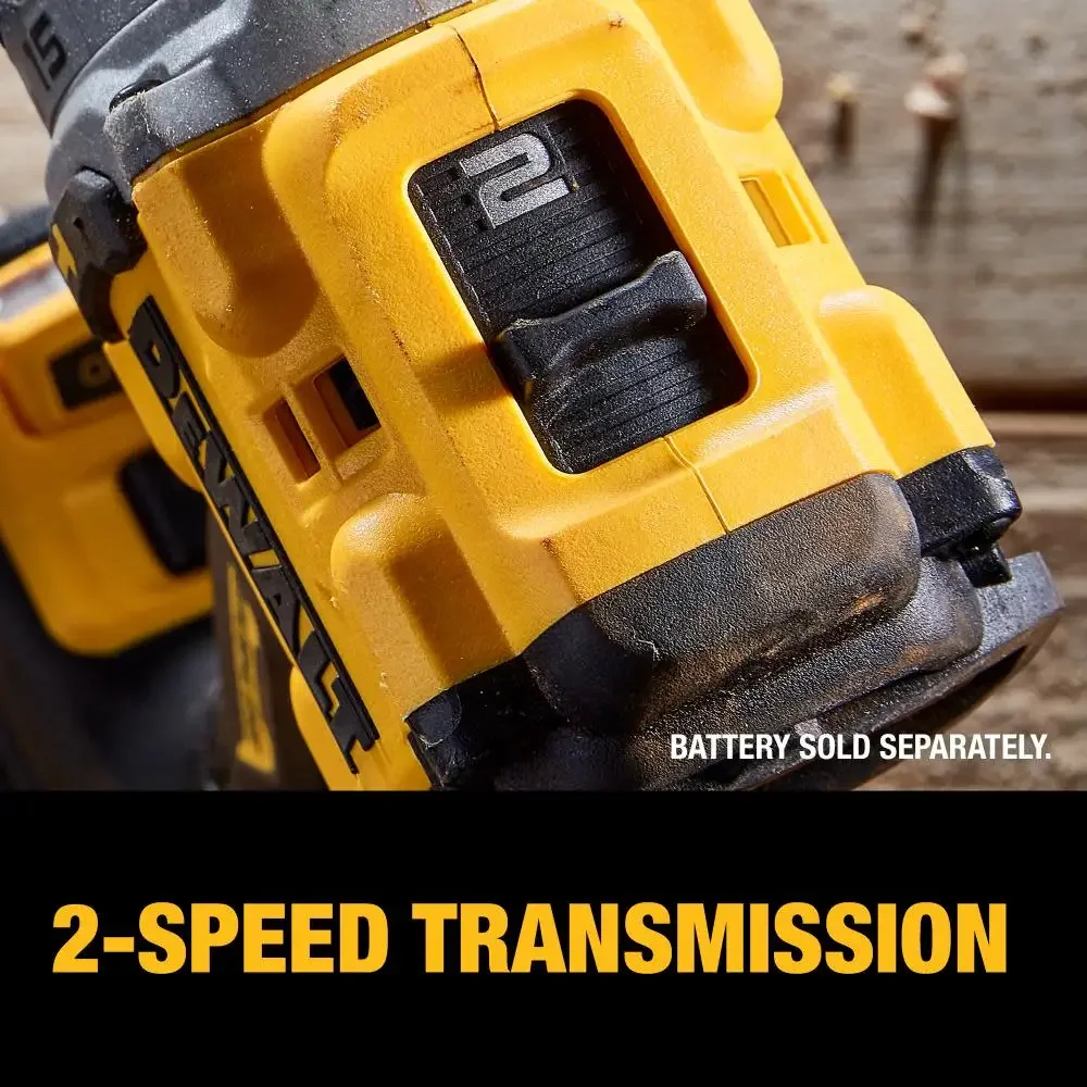 DEWALT DCD805 1/2in Brushless Cordless Hammer Drill/Driver 20V Lithium Power Tools 2000RPM 34000IPM 90NM