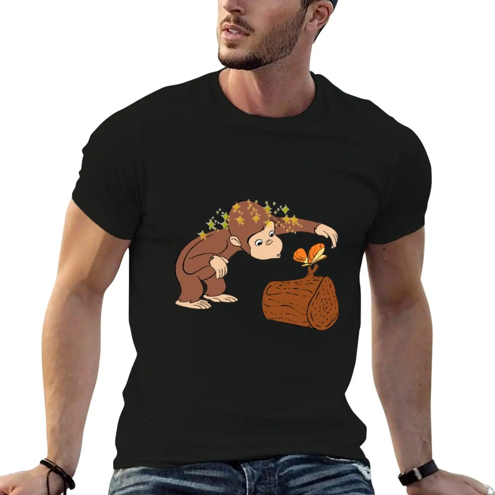 

Curious George T-Shirt g man t shirts for men man t shirts cotton T-Shirt