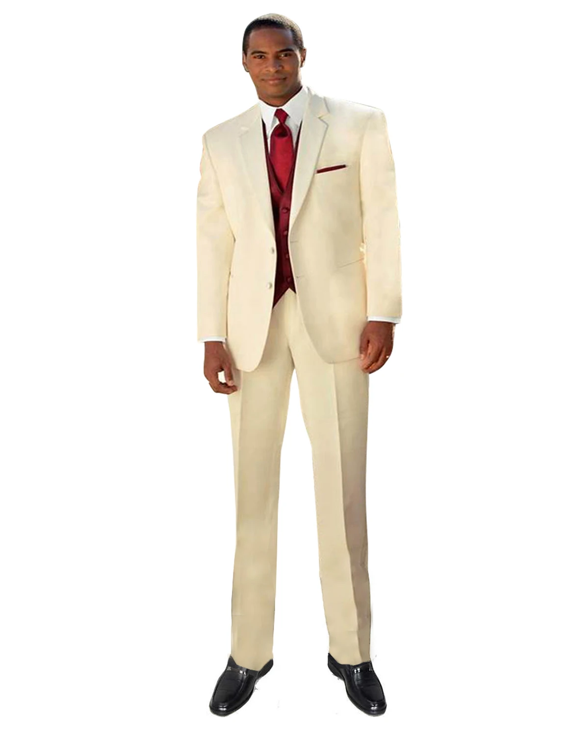 

Men's Suit Slim Fit 2 Button 3 Piece Suits Jacket Vest & Pants