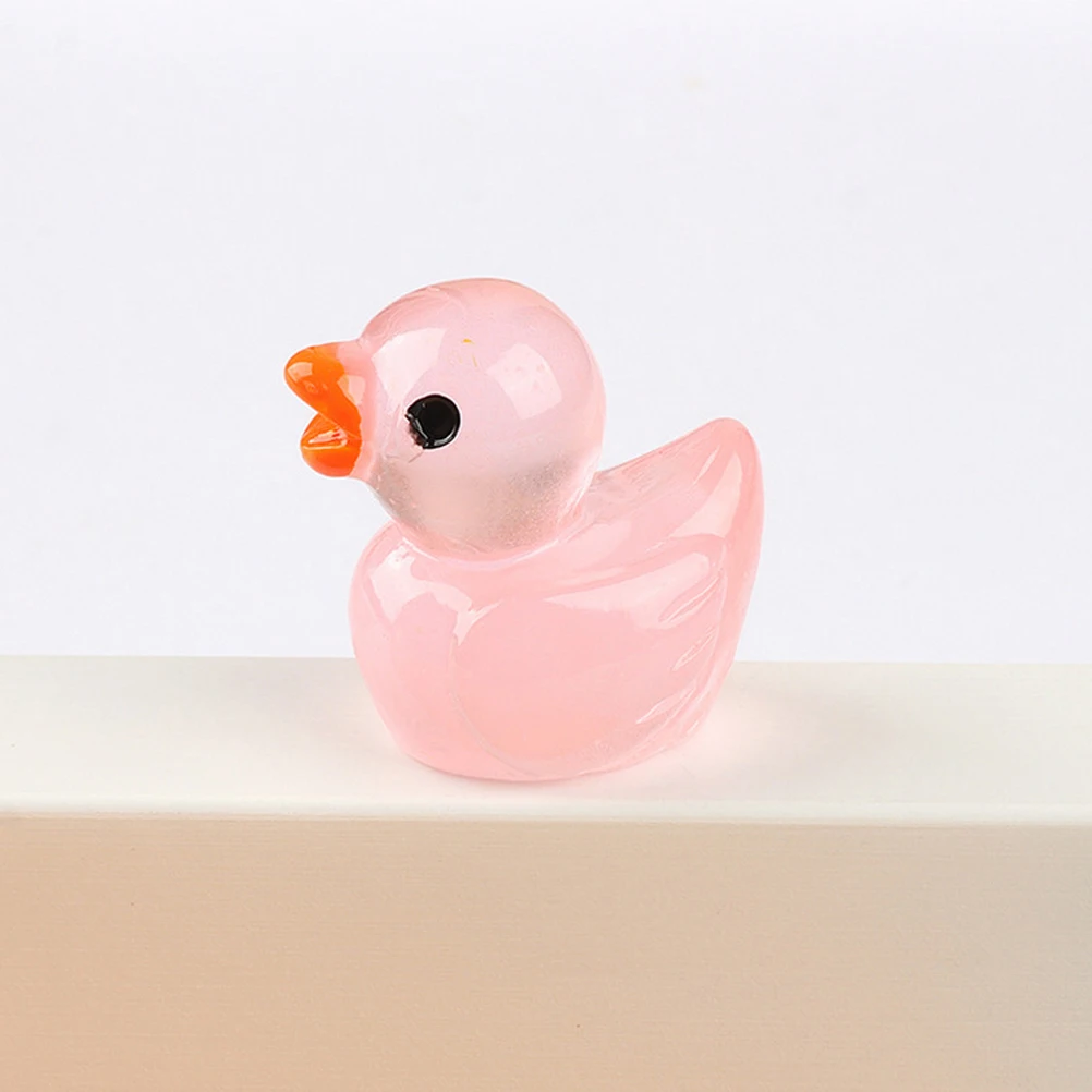 

12pcs Statues Garden Decorations For Tabletop Micro Landscape Potted Plants Gift Mini Garden Miniature Animal Tiny Ducks Mini