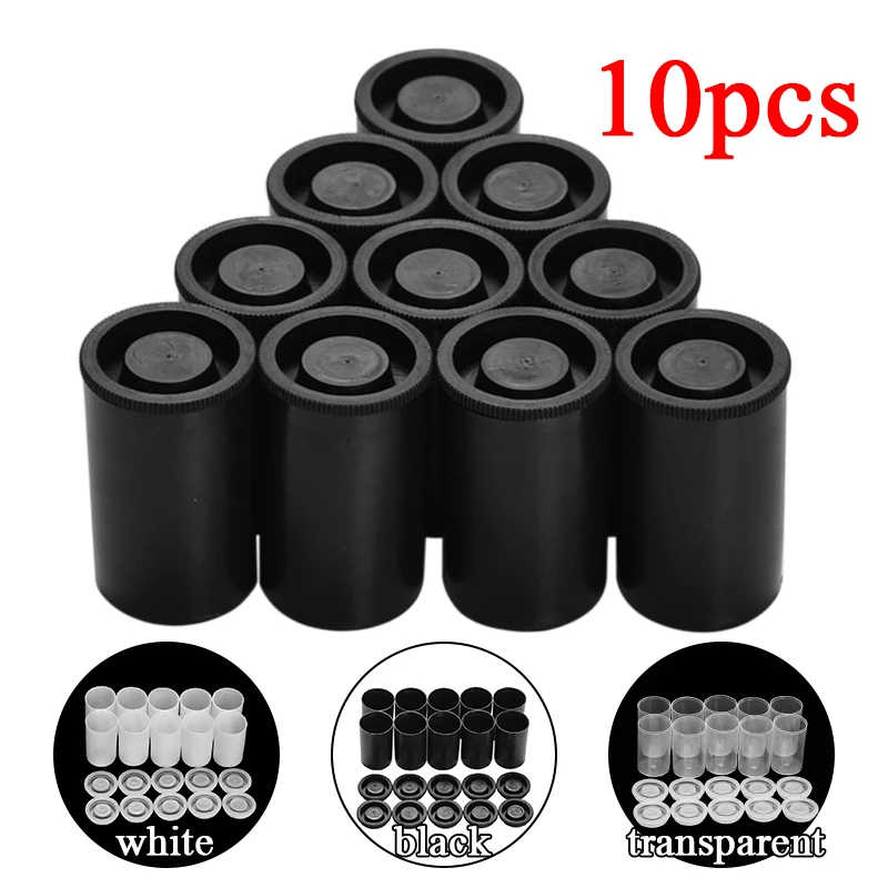 10 szt. Wielofunkcyjna pusta butelka 35mm puszki filmowe kanistry pojemniki akwarela paleta pigmentowa DIY Craft