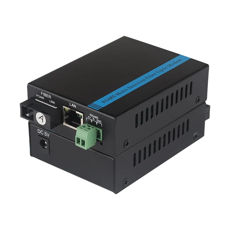 

Оптический терминал 485 с односторонней 4-мегаписной сетью 100 мегабит для оптоволоконного приемопередатчика, двусторонняя передача данных