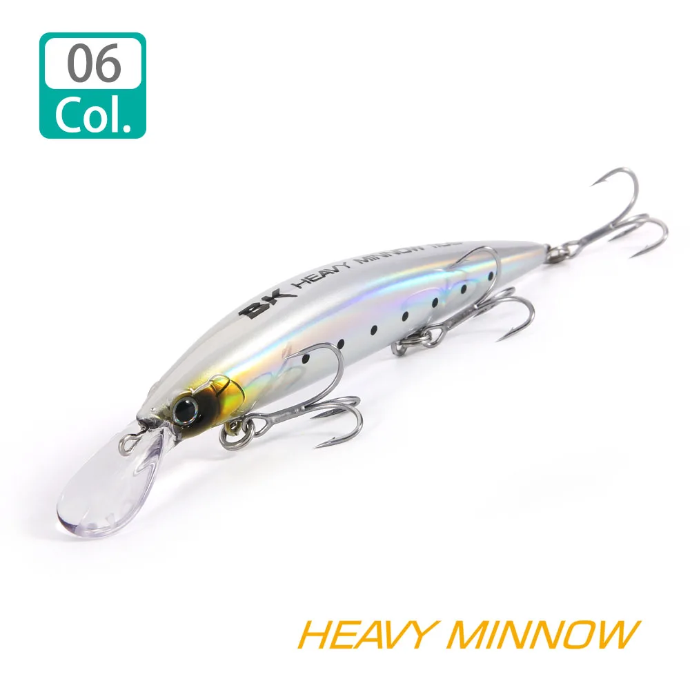 FSTK Neuer Schwer Sinkender Minnow 110S 37g 90S 28g 70S 16g Salzwasser Weitwurf-Angelköder Meeres-Kunstköder