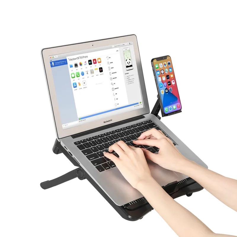 

Простая и многофункциональная сверхтяжелая подставка для ноутбука с увеличенной высотой, складная пластиковая металлическая подставка для хранения радиатора