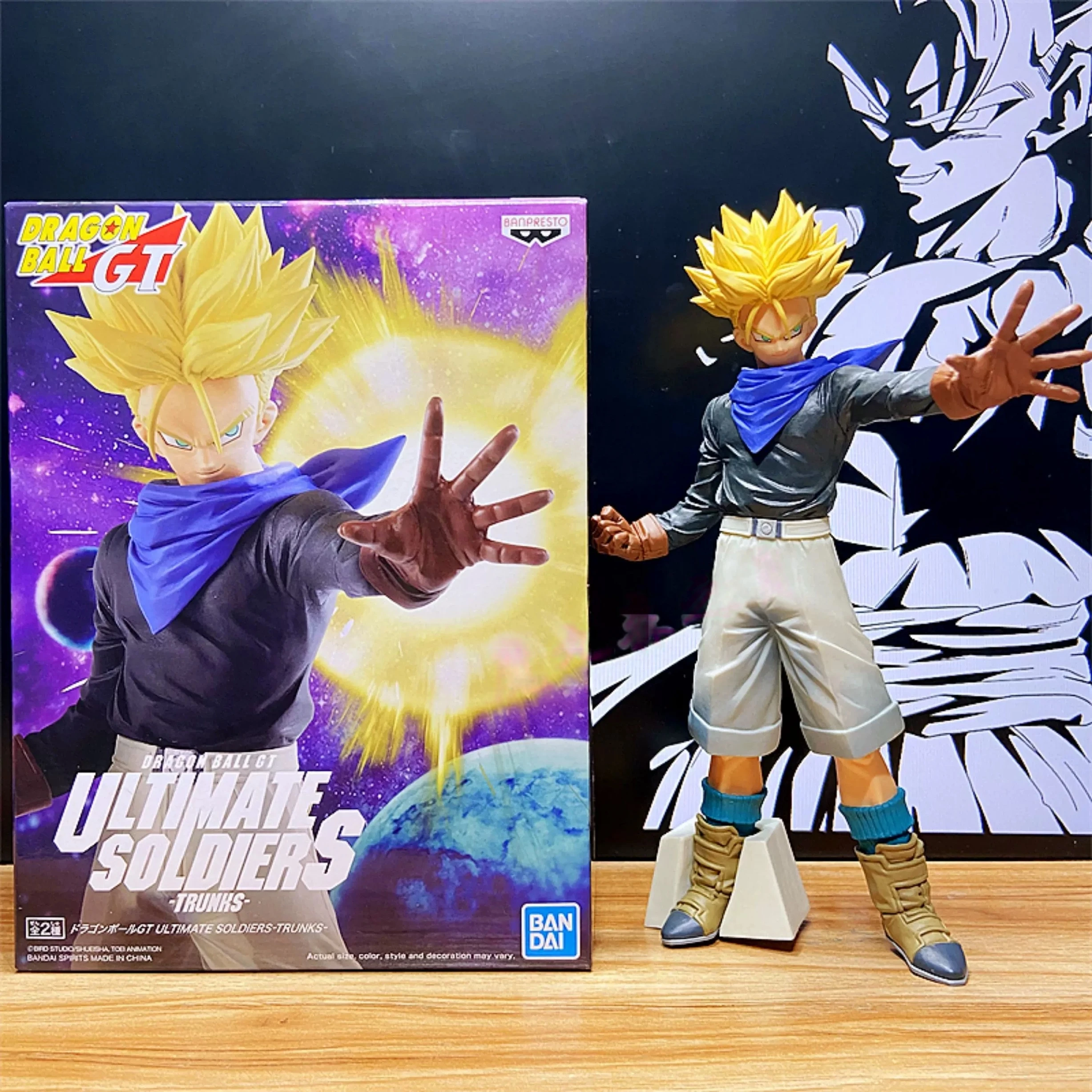 Bandai Original Dragon Ball Figure Son Goku Vegeta IV Trunks Frieza Majin Buu Desktop Decoration Collect Figure Holiday Gift view 6